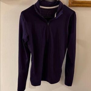 Nike Eggplant Half-Zip Sweater